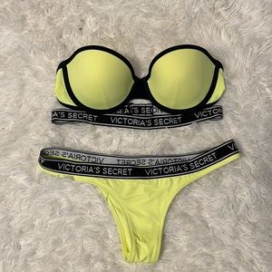 Victoria’s Secret Highlighter Yellow Bikini